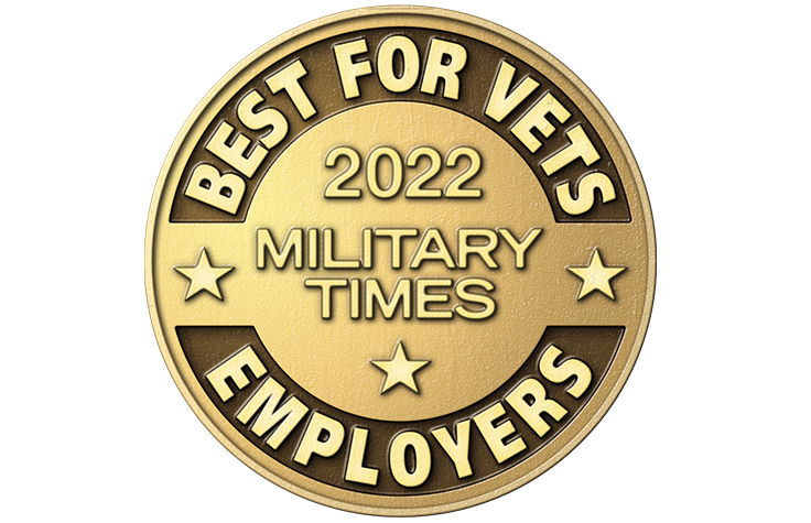 2022年 Military Times - 退役軍人の雇用に最適