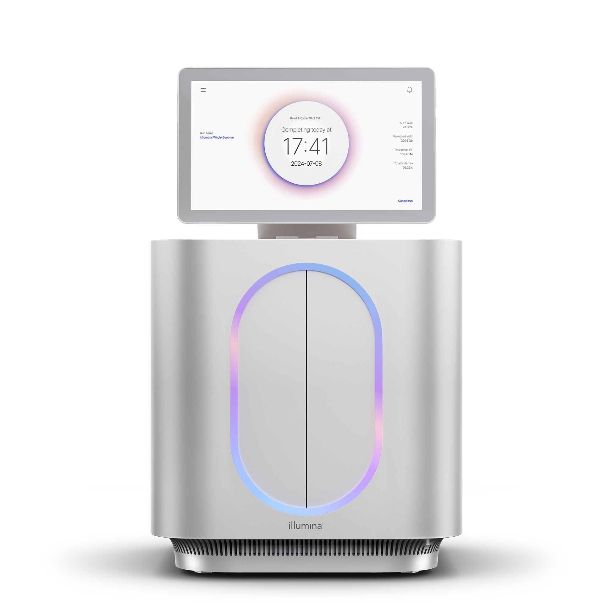 miseq i100 instrument front view