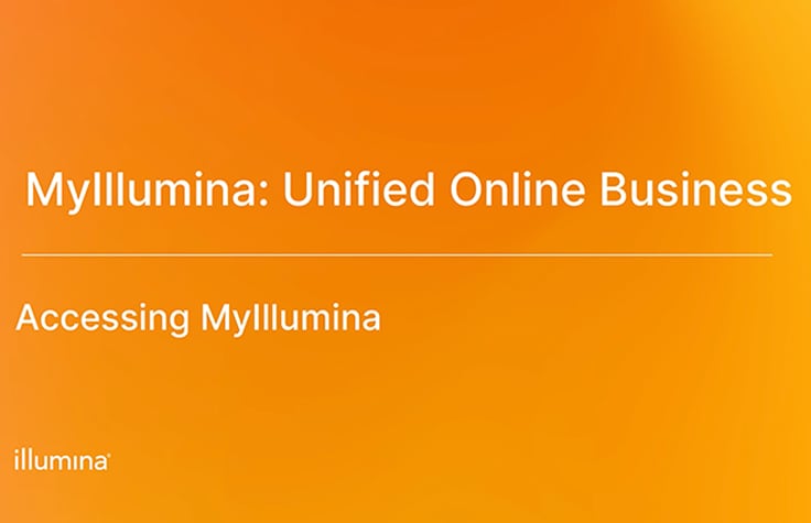 accessing myillumina