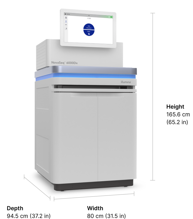 NovaSeq 6000Dx instrument specifications