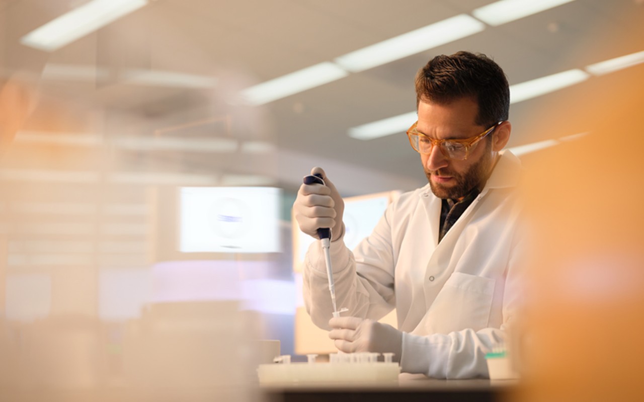 Scientist in lab