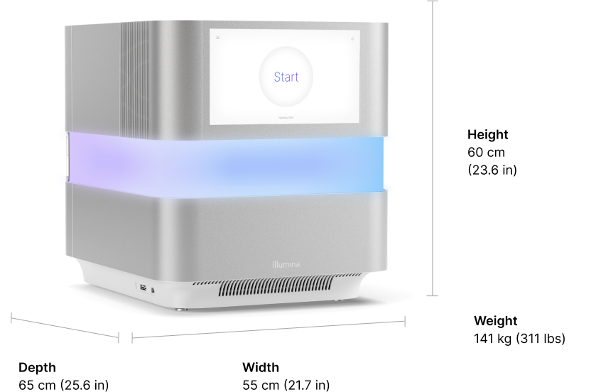 NextSeq 2000 system specifications